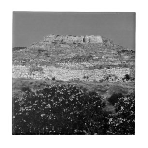 Carreau Grèce vintage Athènes Mycènes vue d'ensemble de l'