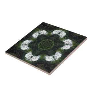 CARREAU GREEN ABSTRACT DRAWING. SAMER BRASIL 1