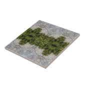 Carreau Green Moss & Earth Nature Art (Côté)