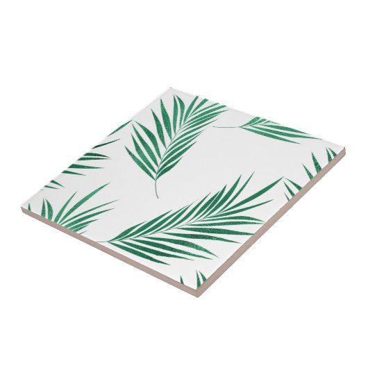 Carreau Green Palm Floral (Côté)