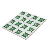 Carreau Green Pear shaped Diamond Pattern (Côté)