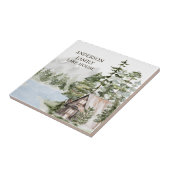 Carreau Green Pine Forest Family Lake House Cabine (Côté)