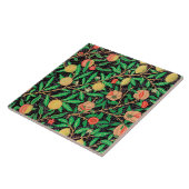 Carreau Grenade et fleurs sur branches (Côté)