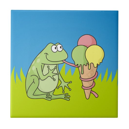 Carreau Grenouille à crème glacée (Devant)