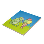 Carreau Grenouille à crème glacée (Côté)