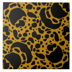Carreau Grenouille à poison jaune