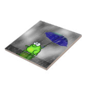 Carreau Grenouille de jour pluvieux (Côté)