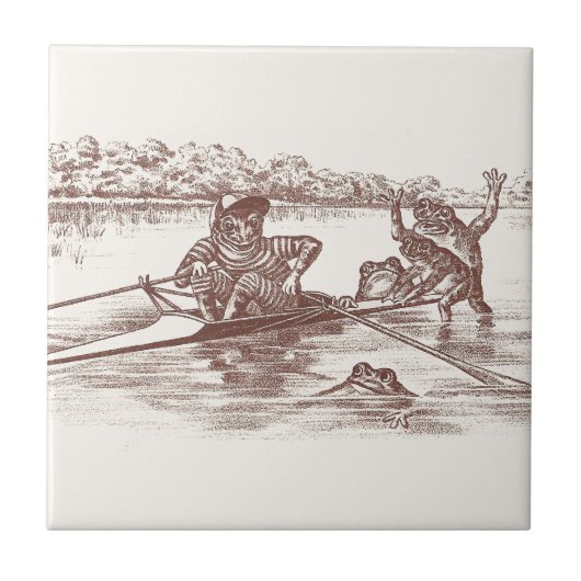 Carreau Grenouilles de Sculling (Devant)