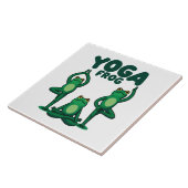 Carreau Grenouilles de yoga (Côté)