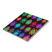 Carreau Grenouilles en fuite (Côté)