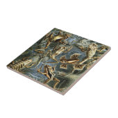 Carreau Grenouilles et crapauds vintage Batrachia par Erns (Côté)