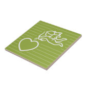 Carreau Grèves cupides mosaïque personnalisée (Côté)