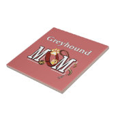 Carreau Greyhound Chien Maman Cadeaux (Côté)