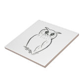 Carreau Griffonnage de hibou (Côté)