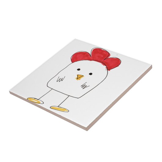 Carreau Griffonnage dolby de poulet mignon (Côté)