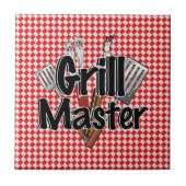Carreau Grill Master avec BBQ Tools & Picnic Table (Devant)