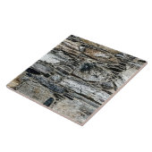 Carreau Grille céramique à motifs de pierre - Gris, Brown (Côté)