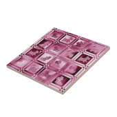 Carreau Grille de chiots écossais à motifs (Côté)