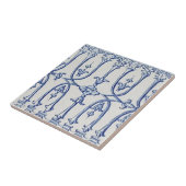 Carreau Grille Décorée De Carrelage De Delft (Côté)