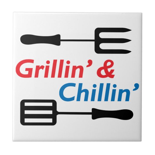 Carreau Grillin' & Chillin" (Devant)