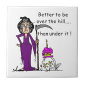 Carreau Grim Reaper Humour d'anniversaire (Devant)