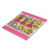 Carreau Grimace et danse, il est terminé (Côté)