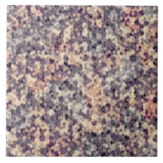 Carreau Gris, beige, géométrique  (Devant)