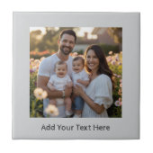 Carreau Gris clair Créez votre propre carrelage en céramiq (Devant)