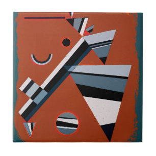 Carreau Gris de Kandinsky Peinture Abstraite Art moderne