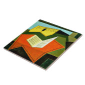 Carreau Gris - Guitare et papier de musique (Côté)