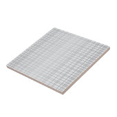 Carreau Gris, moderne, simple, cool, lignes de grille tend (Côté)