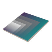 Carreau gris pourpre turquoise (Côté)