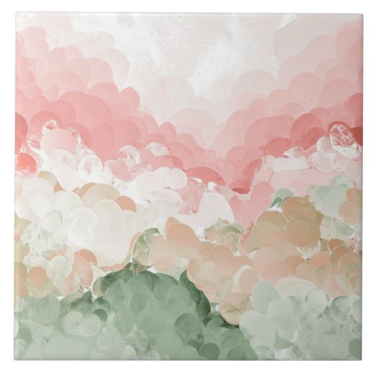 Carreau Gris rose blanc Tricolor grand (Devant)