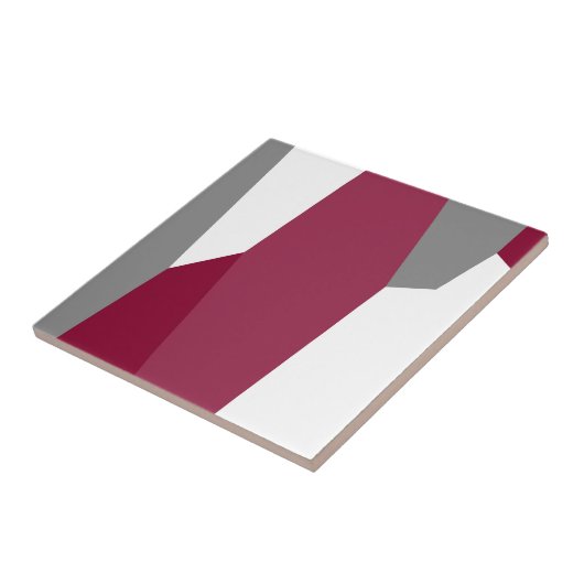 Carreau Gris rose et blanc (Côté)