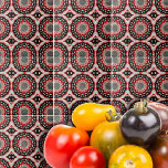 Carreau Gris rouge noir Mosaïque ethnique Motif géométriqu<br><div class="desc">Ce carrelage décoratif est un ajout éclatant et saisissant à tout espace, avec un motif sans couture composé de formes géométriques dans les tons gris, rouge et noir. L'utilisation audacieuse de la couleur et du contraste dans le design crée un effet accrocheur qui attire immédiatement l'attention du spectateur. Les formes...</div>