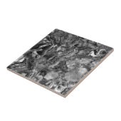 Carreau Gris Smoky Quartz, noir blanc gris motif (Côté)