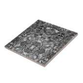 Carreau Gris Smoky Quartz, noir blanc gris motif (Côté)