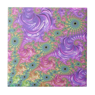 Carreau Groovy Trippy Boho Tonale de Bijou Arc-en-Ciel Fra