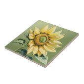 Carreau Gros tournesol vert (Côté)