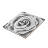 Carreau Grosse Rose blanche artistique (Côté)