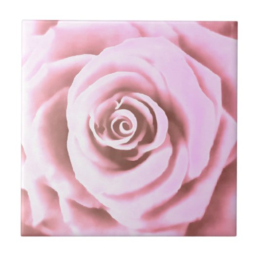 Carreau Grosse rose pâle (Devant)