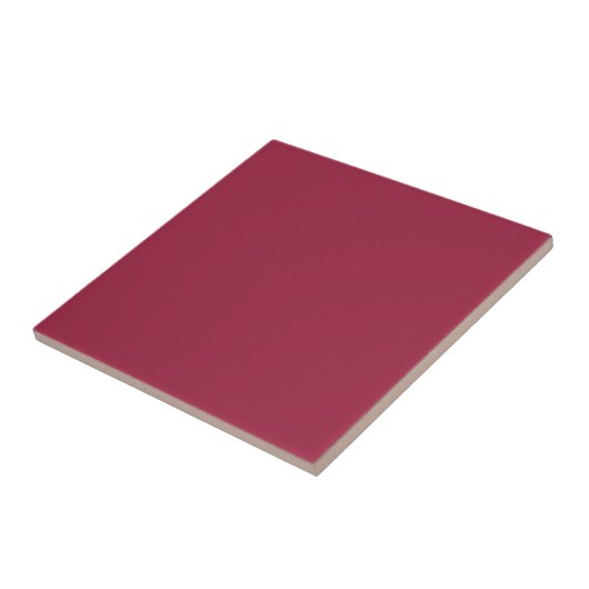 Carreau Grosse trempette o’ruby (couleur solide) (Côté)
