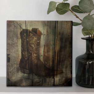 Carreau Grotte Homme Distorante Western Country Cowboy Boo