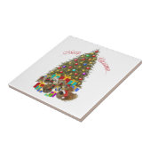 Carreau Groupe Pékinois Noël (Côté)