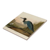 Carreau Grue bleue Héron Impression Audubon Art côtier (Côté)