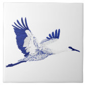 Carreau Grues bleues et blanches (Devant)