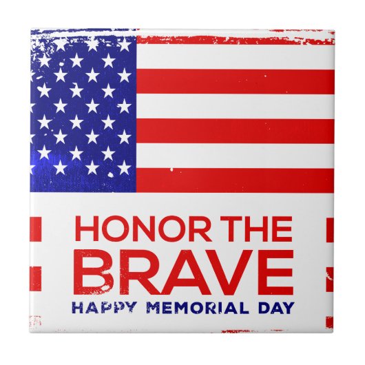 Carreau Grunge de la fête commémorative (Devant)