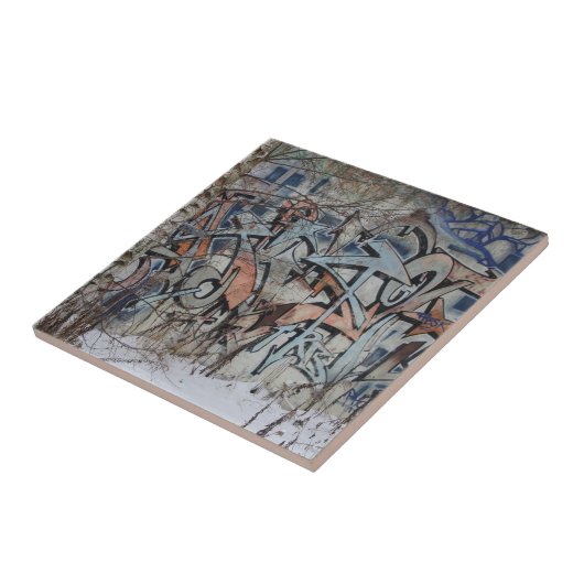 Carreau Grunge Graffiti Wall (Côté)