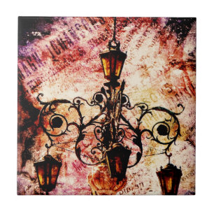 Carreau Grunge rose clair Plaza