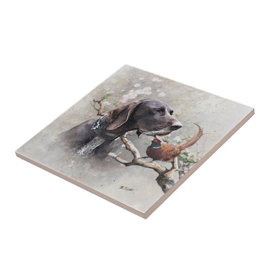 Carreau GSP Hunting Art – Precision, Passion, and Pheasant (Côté)